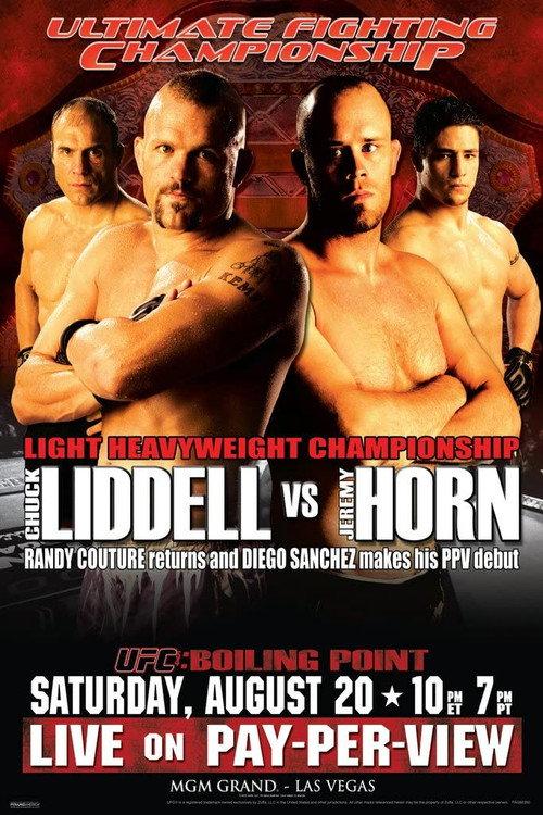 UFC 54: Boiling Point 2005 official movie poster