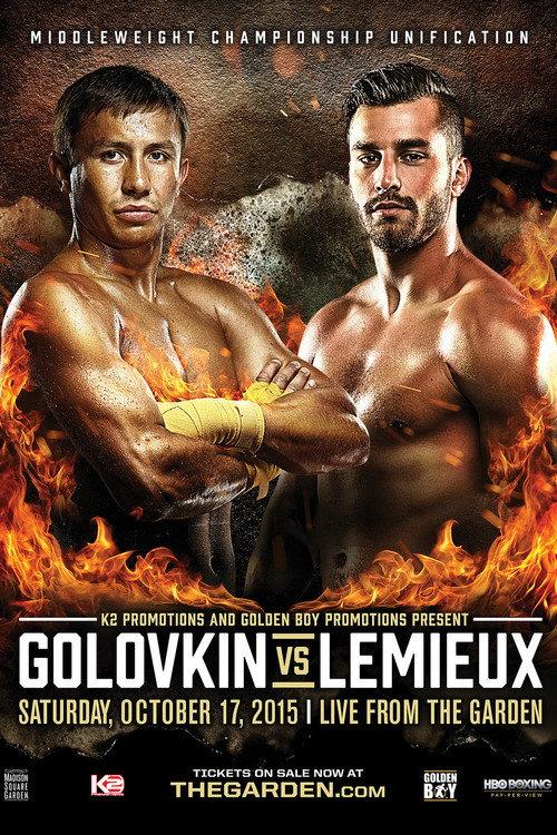 Gennady Golovkin vs. David Lemieux 2015 official movie poster