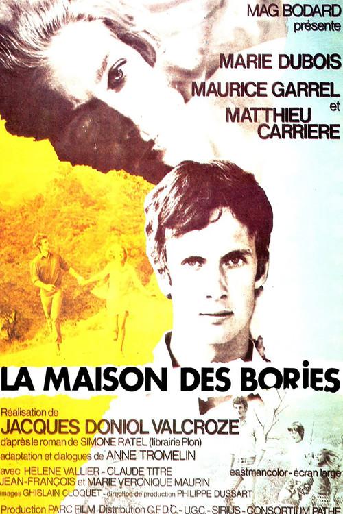 The House of the Bories 1970 official movie poster
