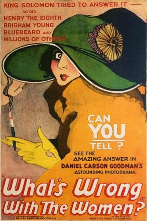 What's Wrong with the Women? 1922 official movie poster
