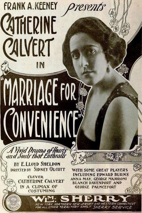 Marriage for Convenience 1919 official movie poster