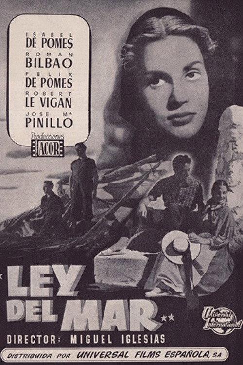 Ley del mar 1950 official movie poster
