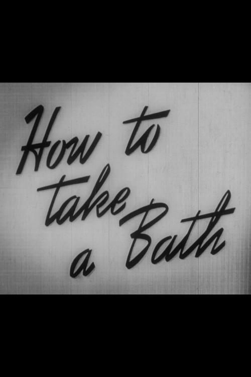 How to Take a Bath 1937 official movie poster