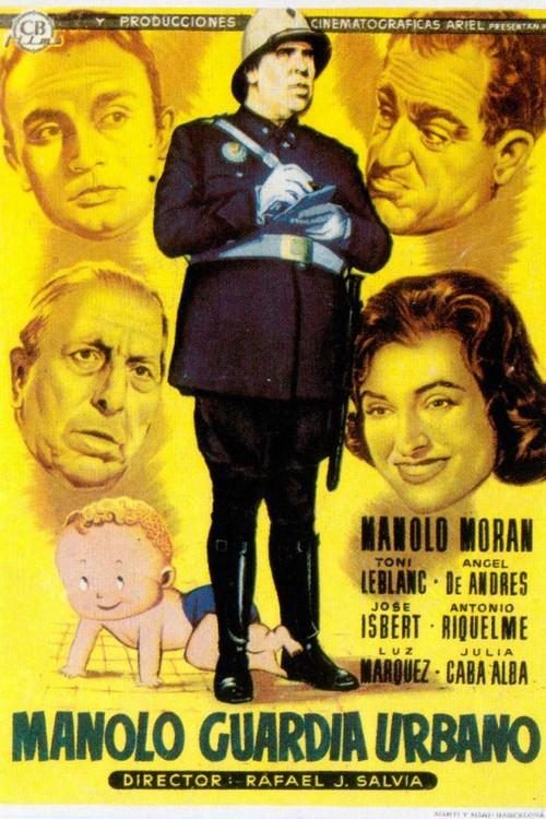 Manolo guardia urbano 1956 official movie poster