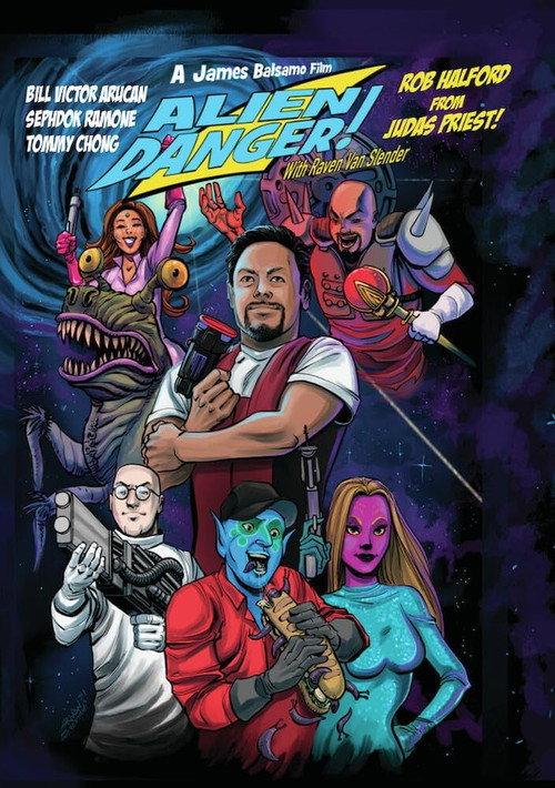 Alien Danger! With Raven Van Slender 2021 official movie poster