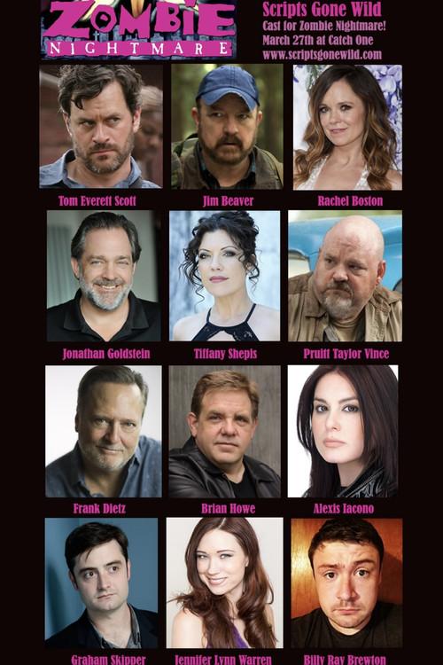 Scripts Gone Wild Zombie Nightmare 2019 official movie poster