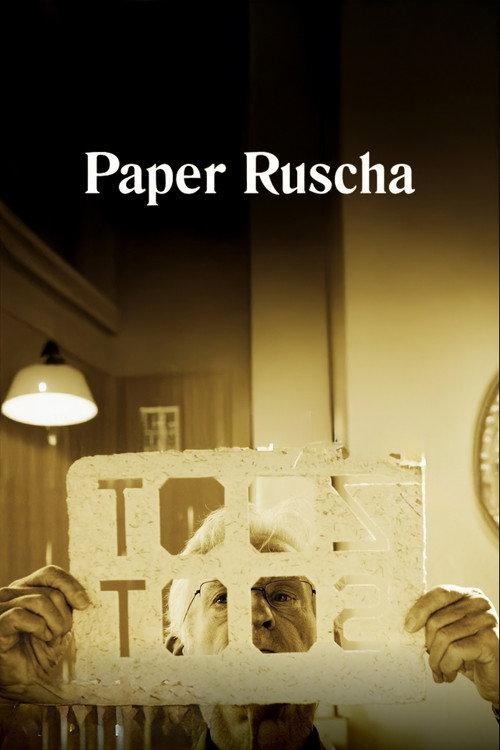 Paper Ruscha 2015 official movie poster