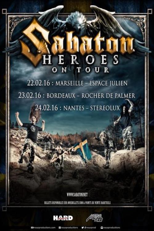 Sabaton: France, Nantes 2016 2016 official movie poster
