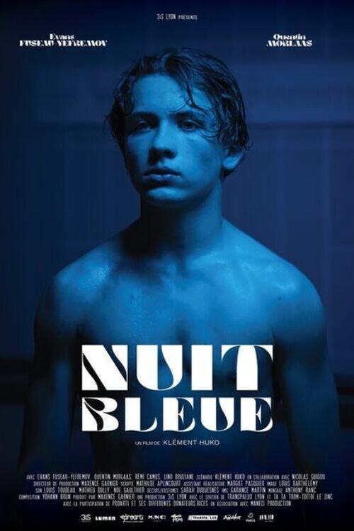Nuit bleue 2024 official movie poster