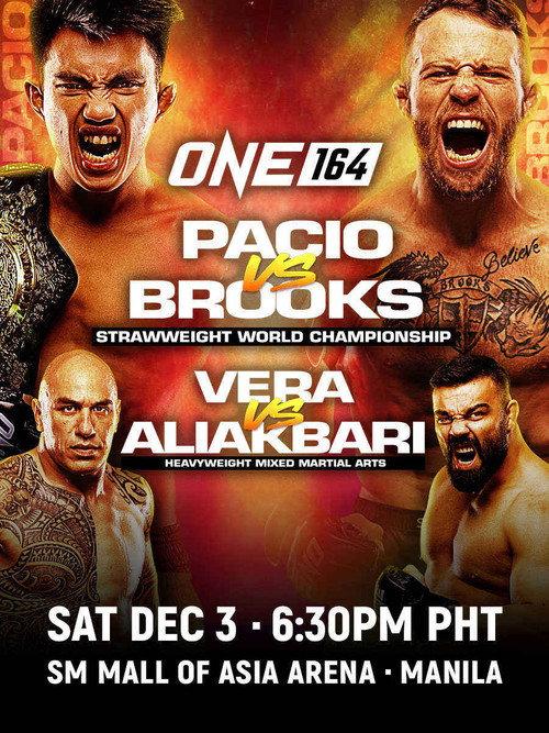 ONE 164: Pacio vs. Brooks 2022 official movie poster