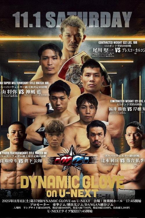 DYNAMIC GLOVE on U-NEXT Vol.37 2025 official movie poster