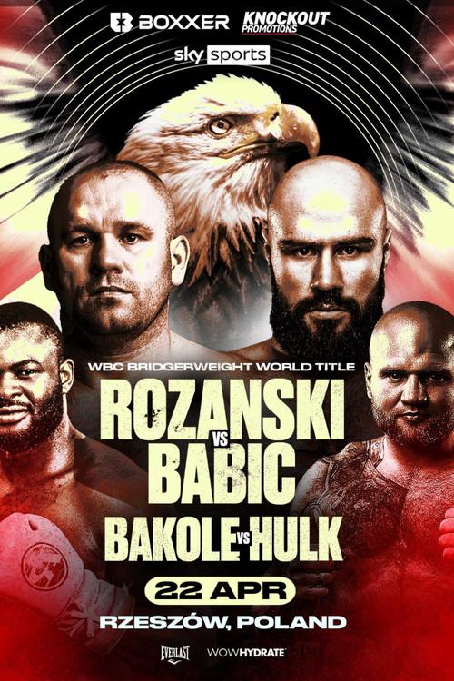 Lukasz Rozanski vs. Alen Babic 2023 official movie poster