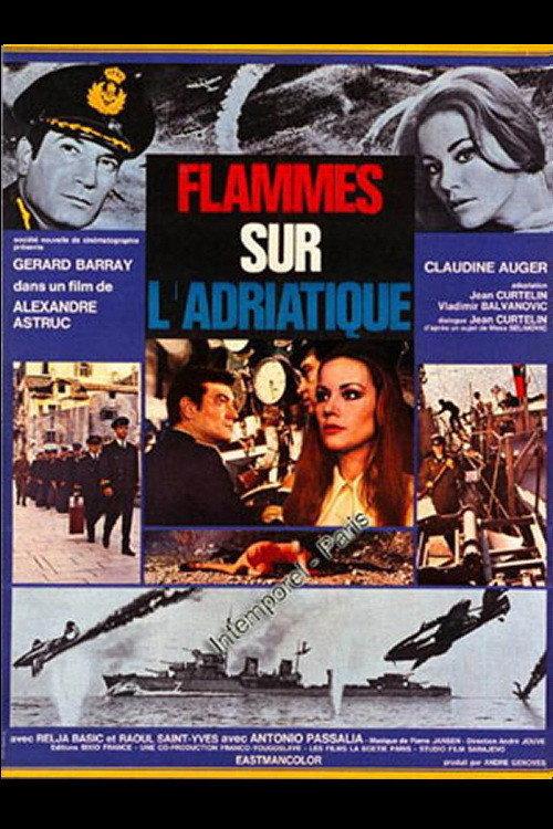 Adriatic Sea of Fire 1968 official movie poster
