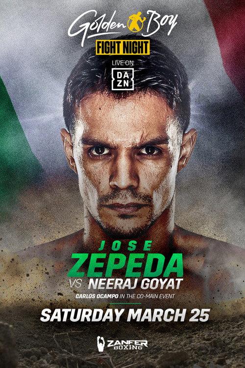 Jose Zepeda vs. Neeraj Goyat 2023 official movie poster