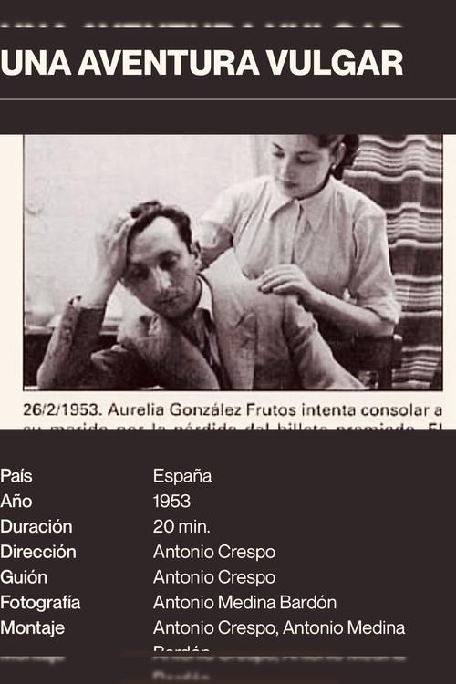 Una aventura vulgar 1953 official movie poster