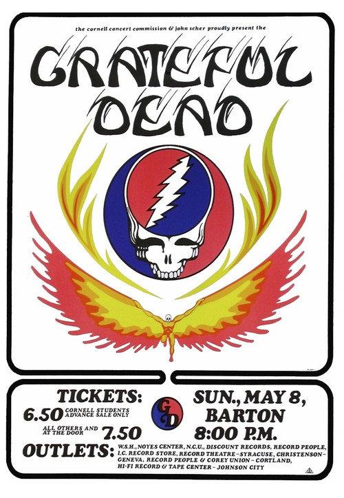 Grateful Dead: Cornell '77 2017 official movie poster