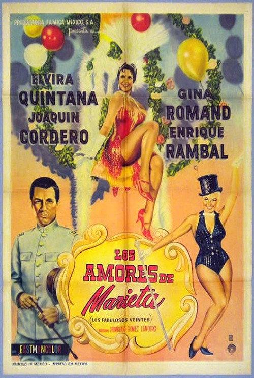 Los amores de Marieta (los fabulosos 20s) 1964 official movie poster