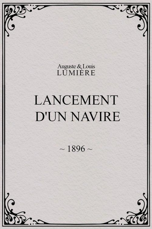Launching of a Ship 1896 official movie poster