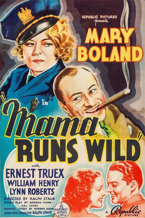 Mama Runs Wild 1937 official movie poster