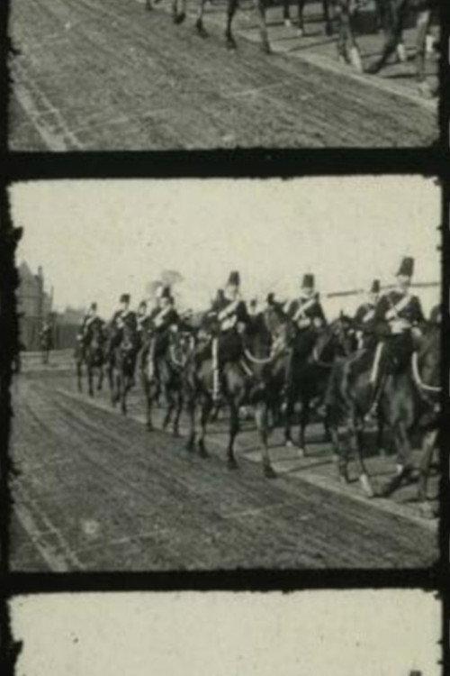 The 13th Hussars on the march through Dublin streets 1897 official movie poster