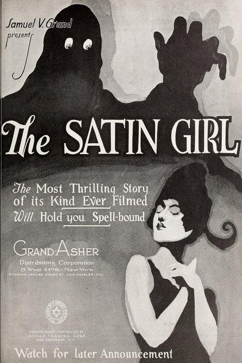 The Satin Girl 1923 official movie poster