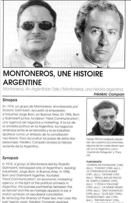 Montoneros, une histoire argentine 1998 official movie poster