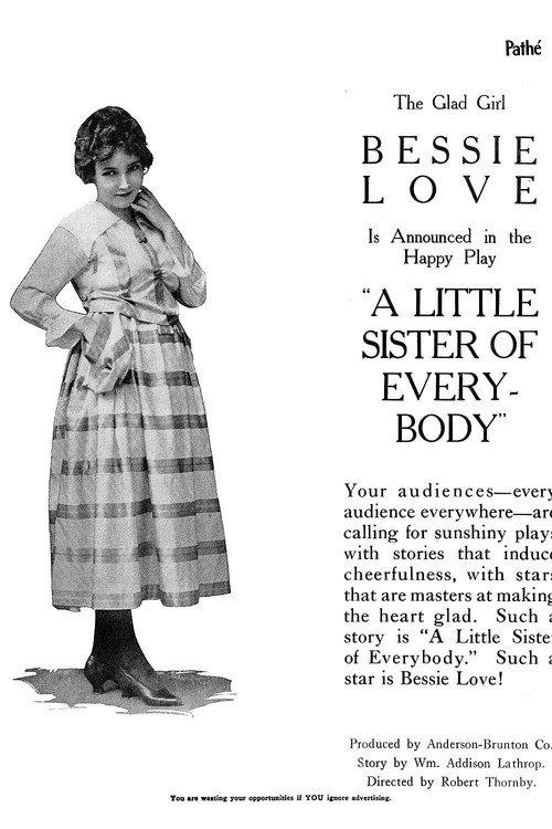 A Little Sister of Everybody 1918 official movie poster