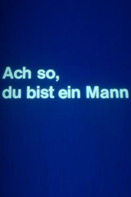 Ach so – du bist ein Mann 1980 official movie poster
