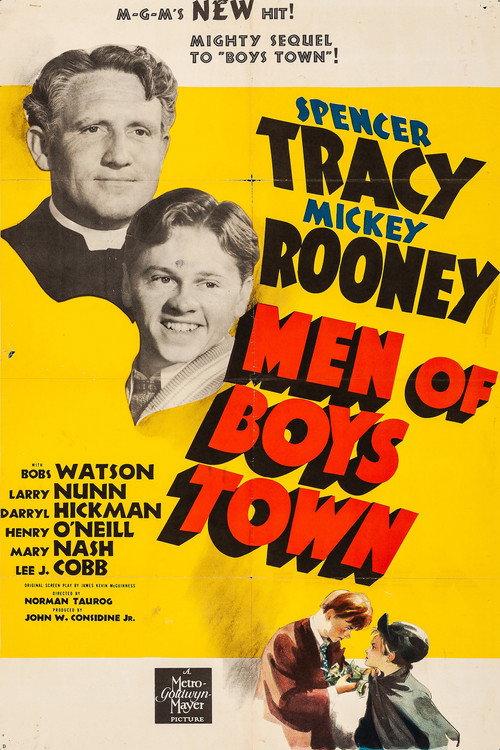 Men of Boys Town 1941 official movie poster