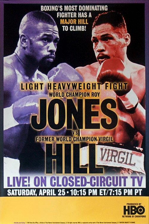 Roy Jones Jr. vs. Virgil Hill 1998 official movie poster
