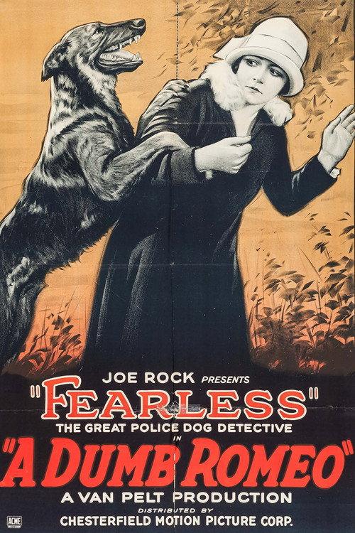 A Dumb Romeo 1926 official movie poster