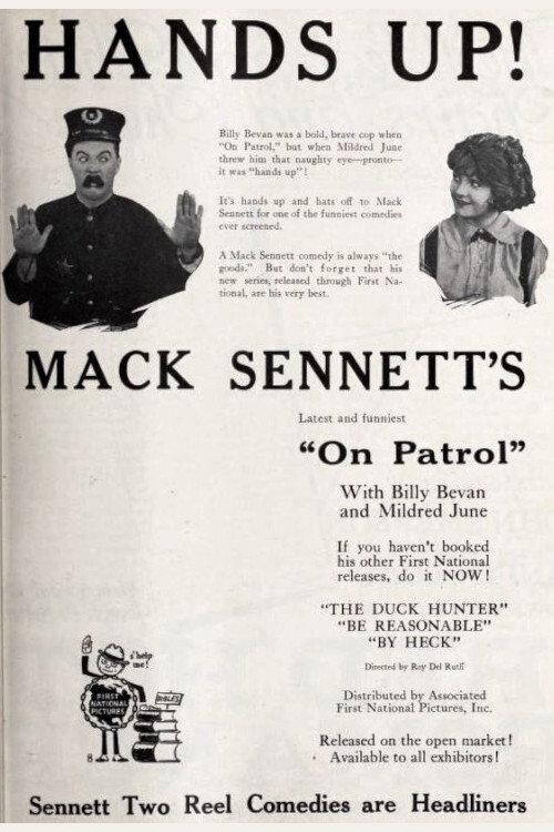 On Patrol 1922 official movie poster