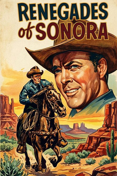 Renegades of Sonora 1948 official movie poster
