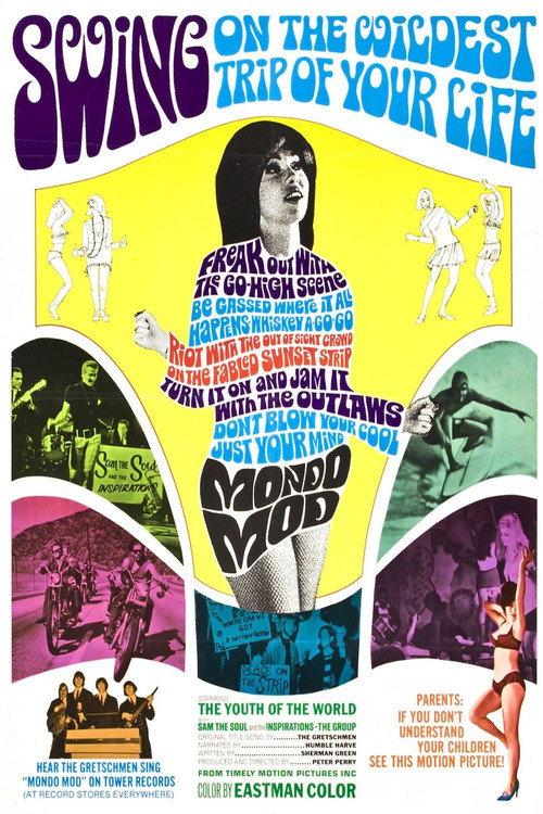 Mondo Mod 1967 official movie poster