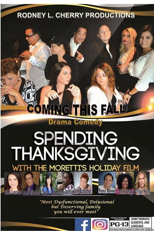 Spending Thanksgiving with the Moretti's 2020 official movie poster