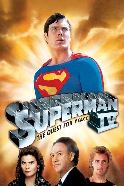 Superman IV: The Quest for Peace 1987 official movie poster