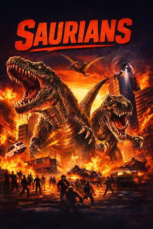 Saurians 1994 official movie poster
