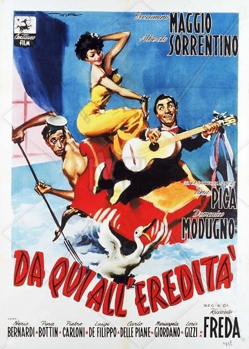 From Here to the Inheritance 1955 official movie poster