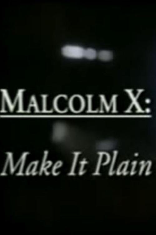 Malcolm X: Make It Plain 1994 official movie poster