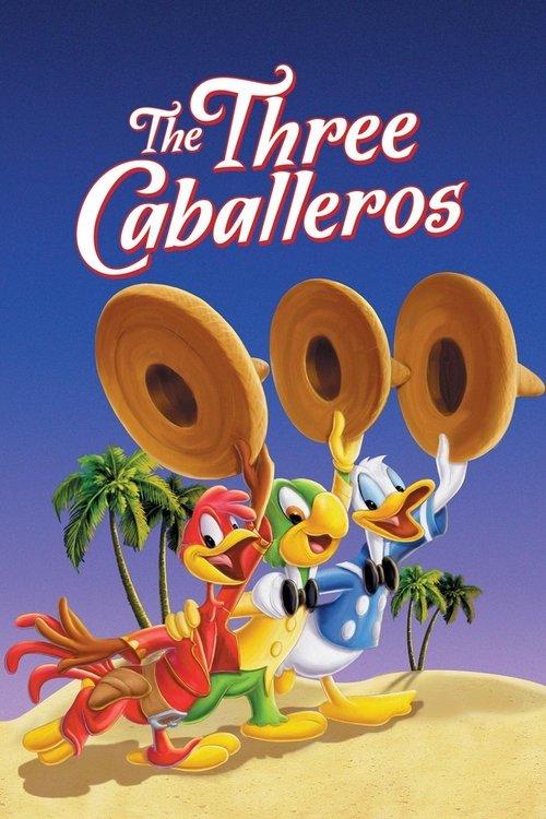 The Three Caballeros 1944 official movie poster