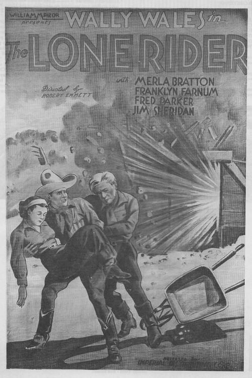 The Lone Rider 1934 official movie poster