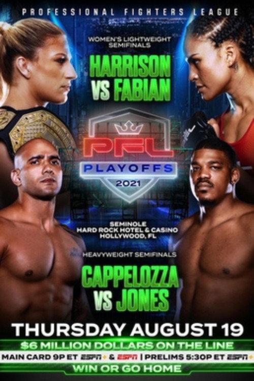 PFL 2021 #8: Playoffs - Harrison vs Fabian 2021 official movie poster