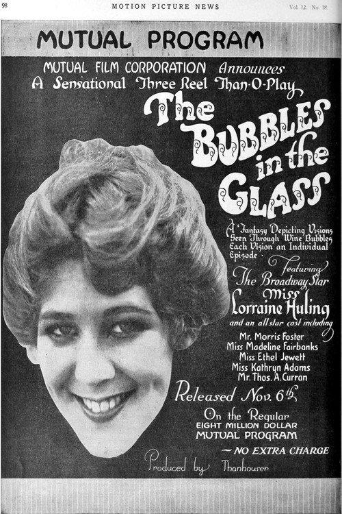 The Bubbles in the Glass 1916 official movie poster