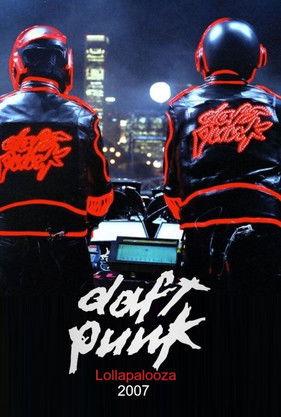 Daft Punk: Live at Lollapalooza Chicago 2007 official movie poster