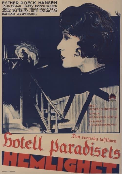 The Secret of Hotel Paradise 1931 official movie poster