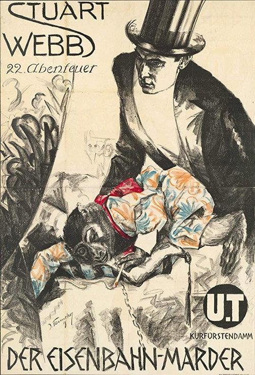 Der Eisenbahnmarder 1918 official movie poster