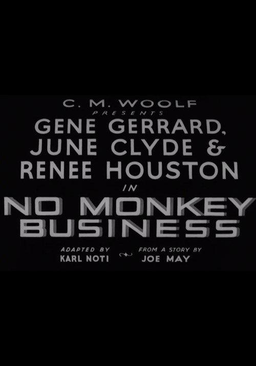 No Monkey Business 1935 official movie poster
