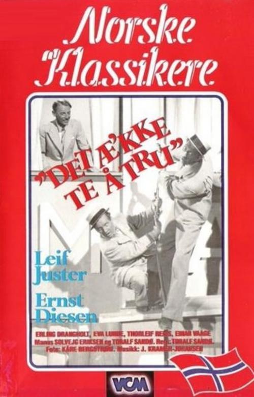 Det æ'kke te å tru 1942 official movie poster