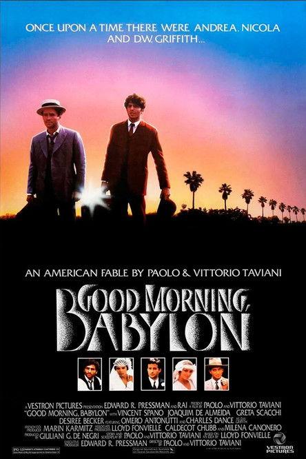 Good Morning, Babylon 1987 official movie poster