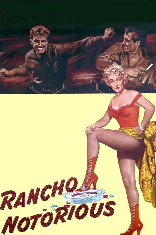 Rancho Notorious 1952 official movie poster
